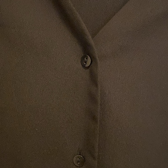 Black Mango (MNG) Button Up Blouse. XL. Barely worn - Picture 4 of 5